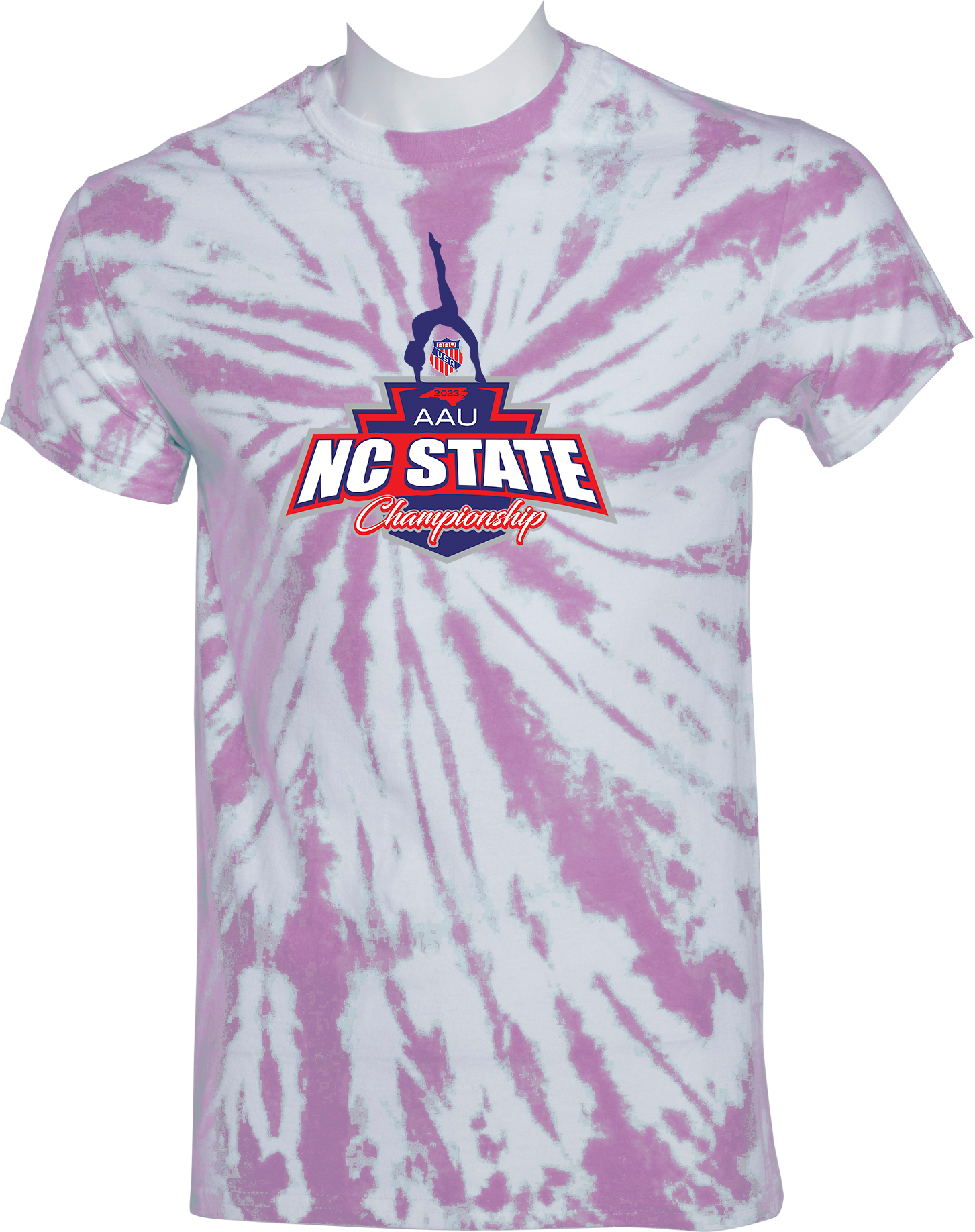 TIE-DYE SHORT SLEEVES - 2023 AAU NC State