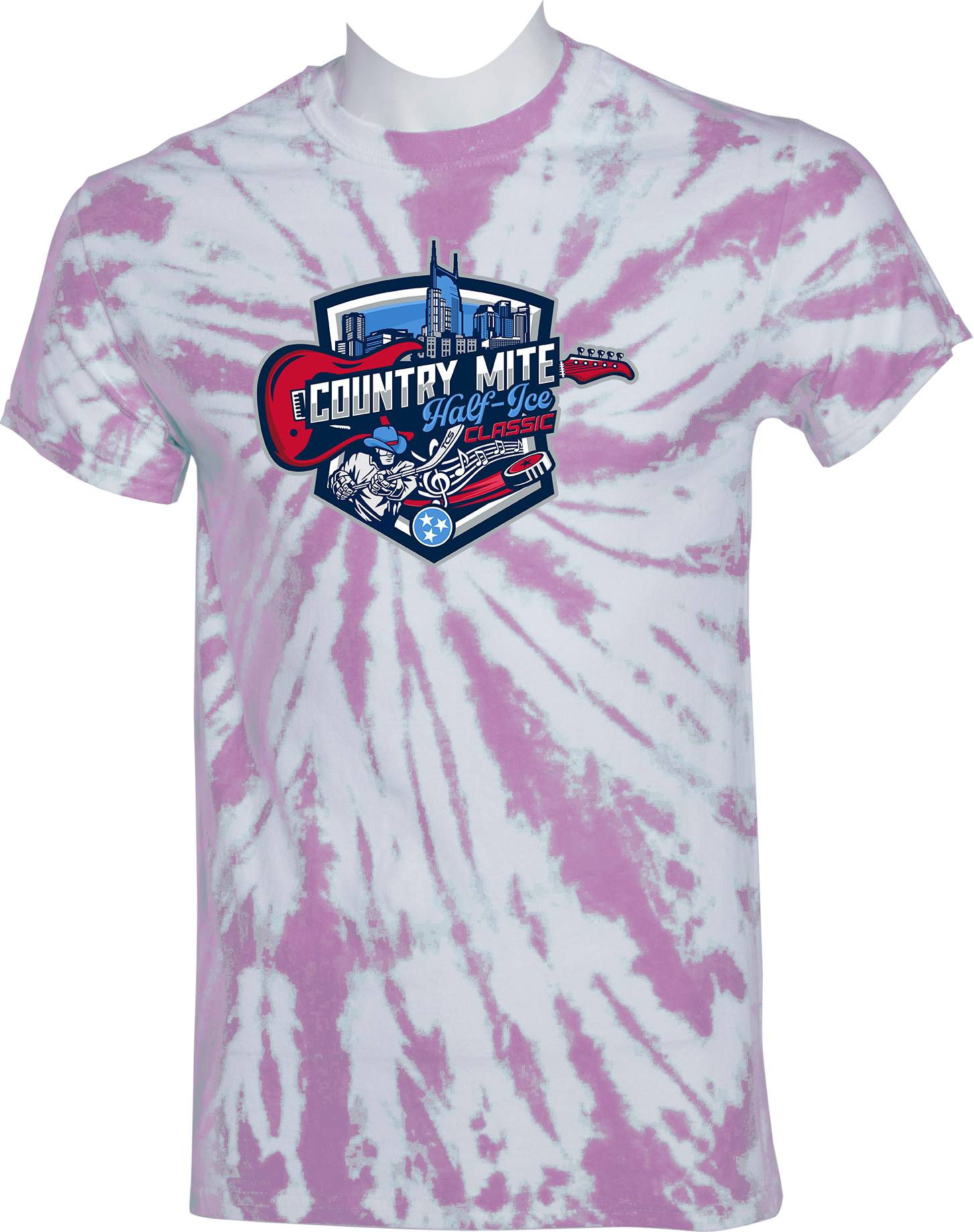 TIE-DYE SHORT SLEEVES - 2023 Country Mite Half-Ice Classic