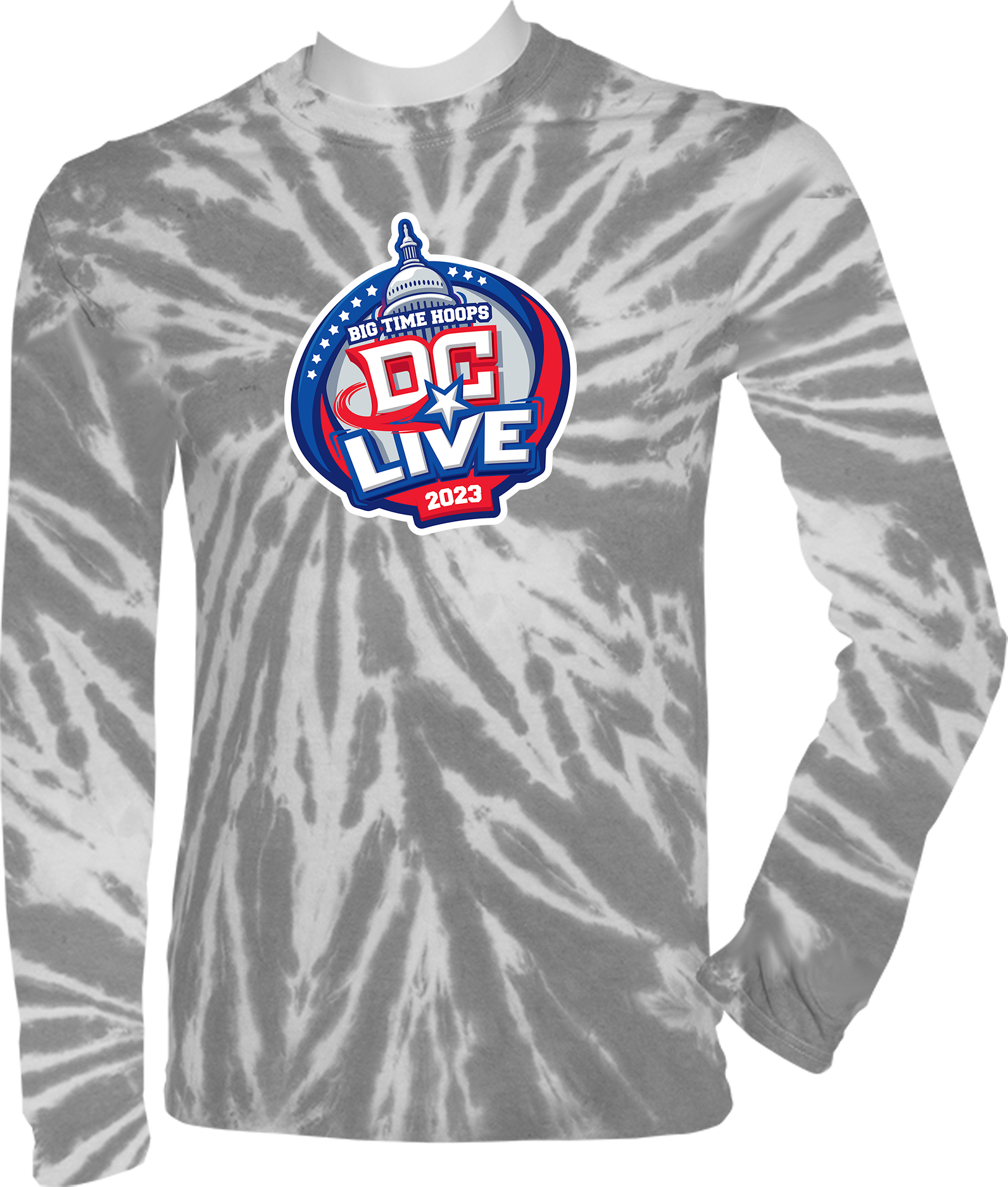 TIE-DYE LONG SLEEVES - 2023 Circuit Of Champions DC 'LIVE'