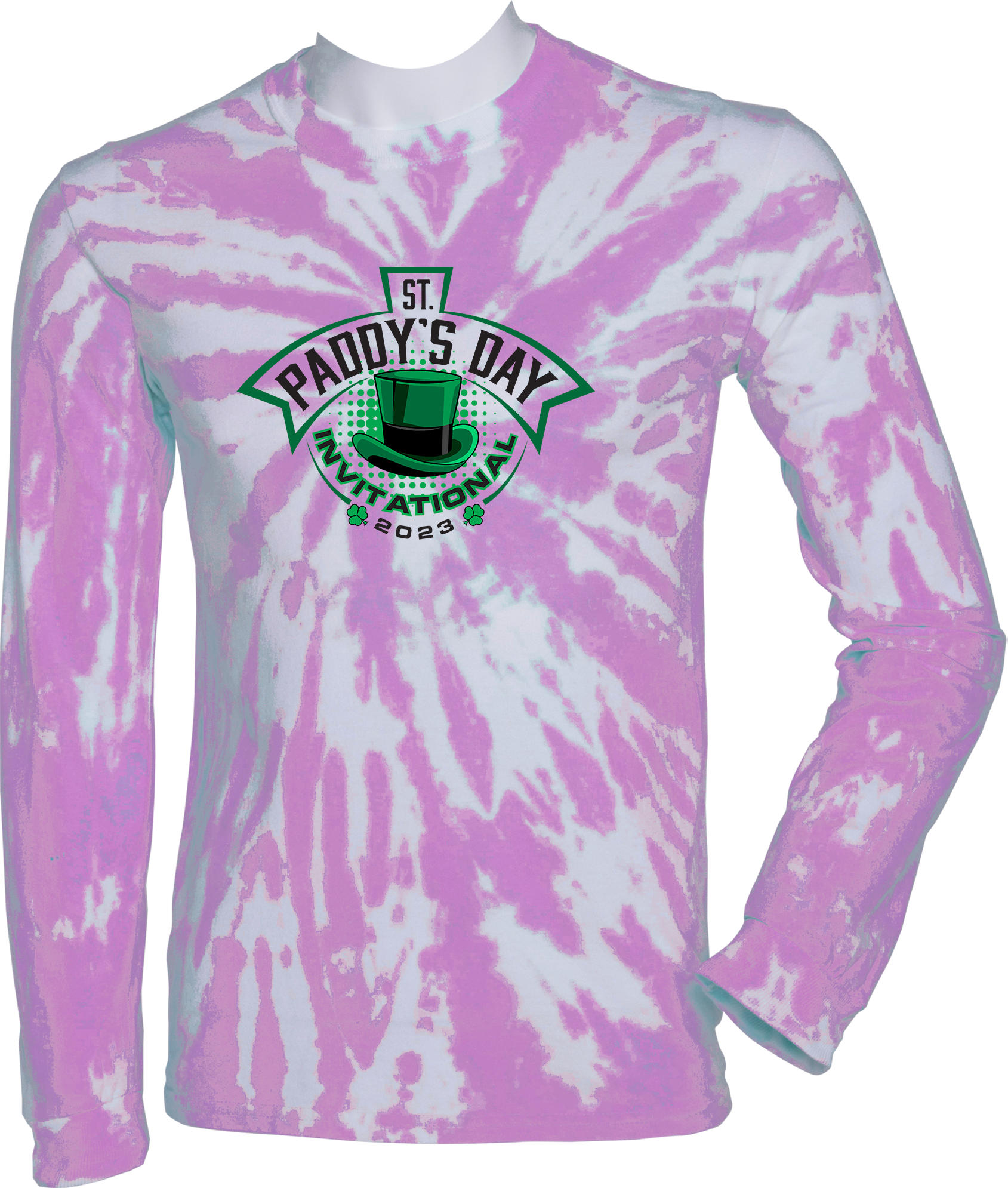 TIE-DYE LONG SLEEVES - 2023 St. Paddy's Day Invitational