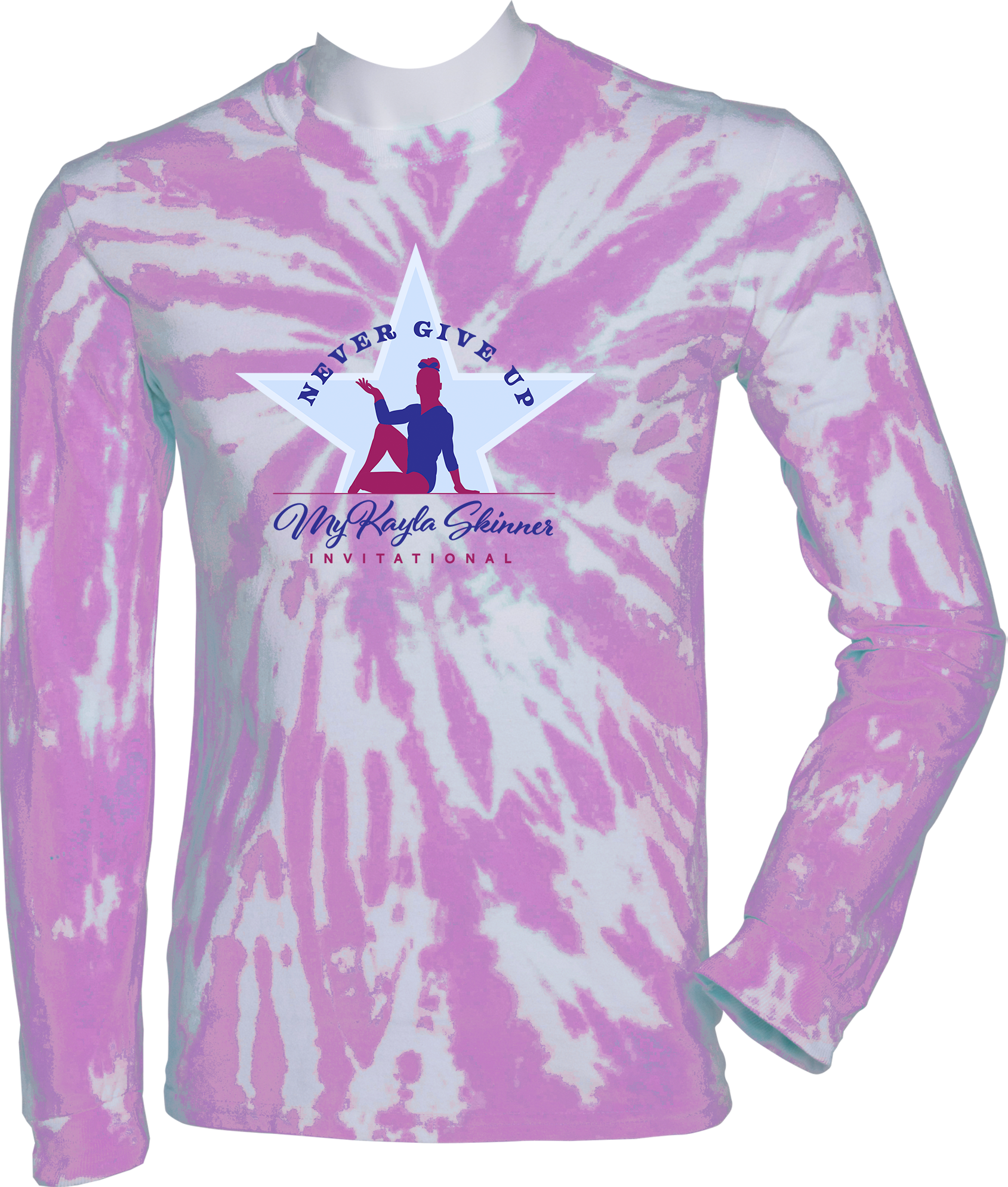 TIE-DYE LONG SLEEVES - 2023 Never Give Up with MyKayla Skinner