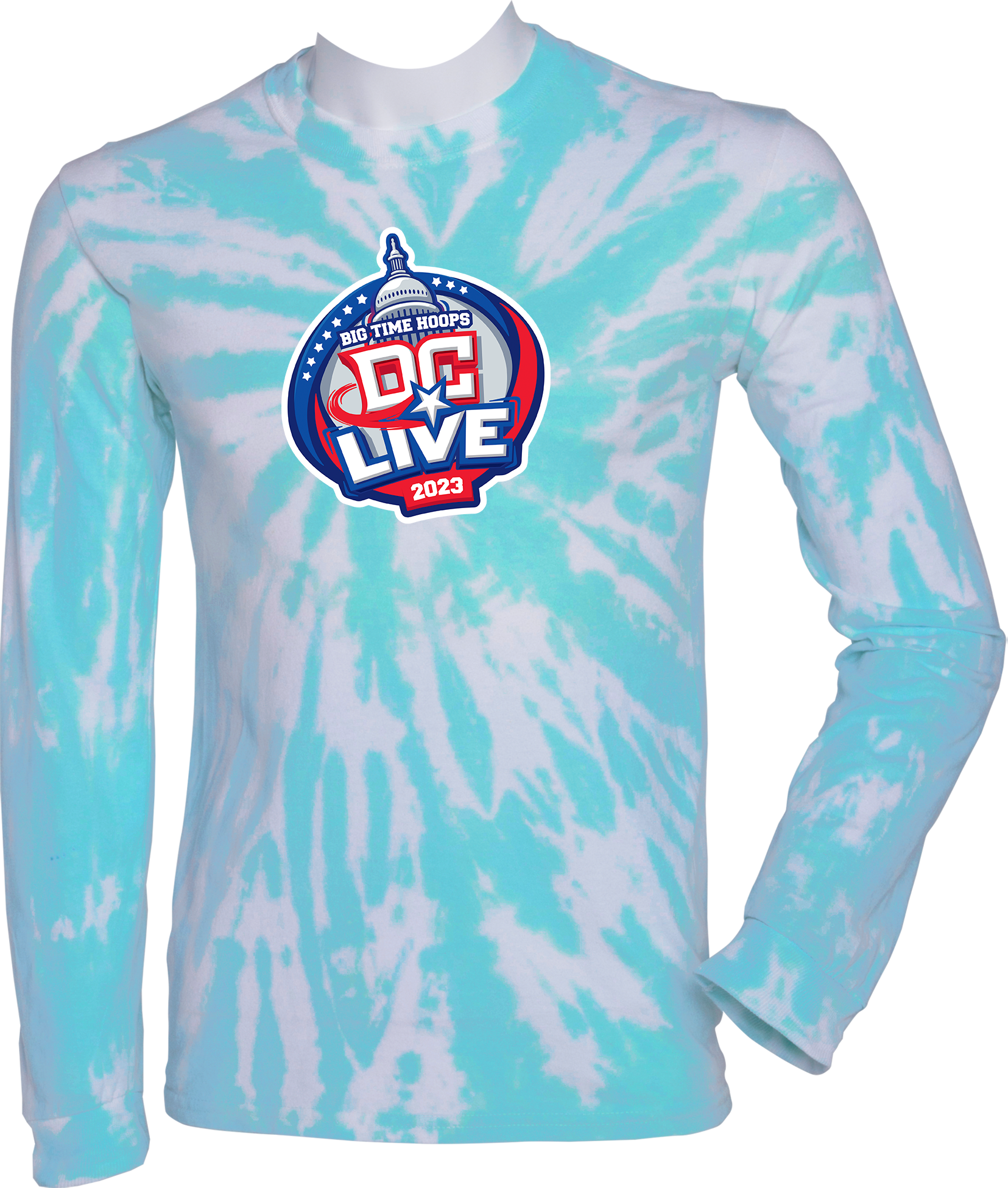 TIE-DYE LONG SLEEVES - 2023 Circuit Of Champions DC 'LIVE'