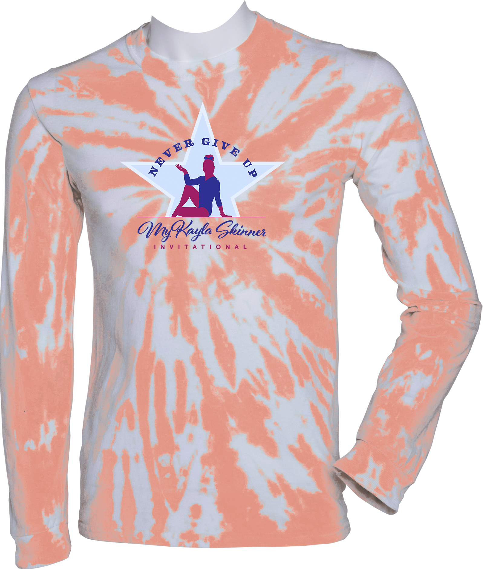 TIE-DYE LONG SLEEVES - 2023 Never Give Up with MyKayla Skinner