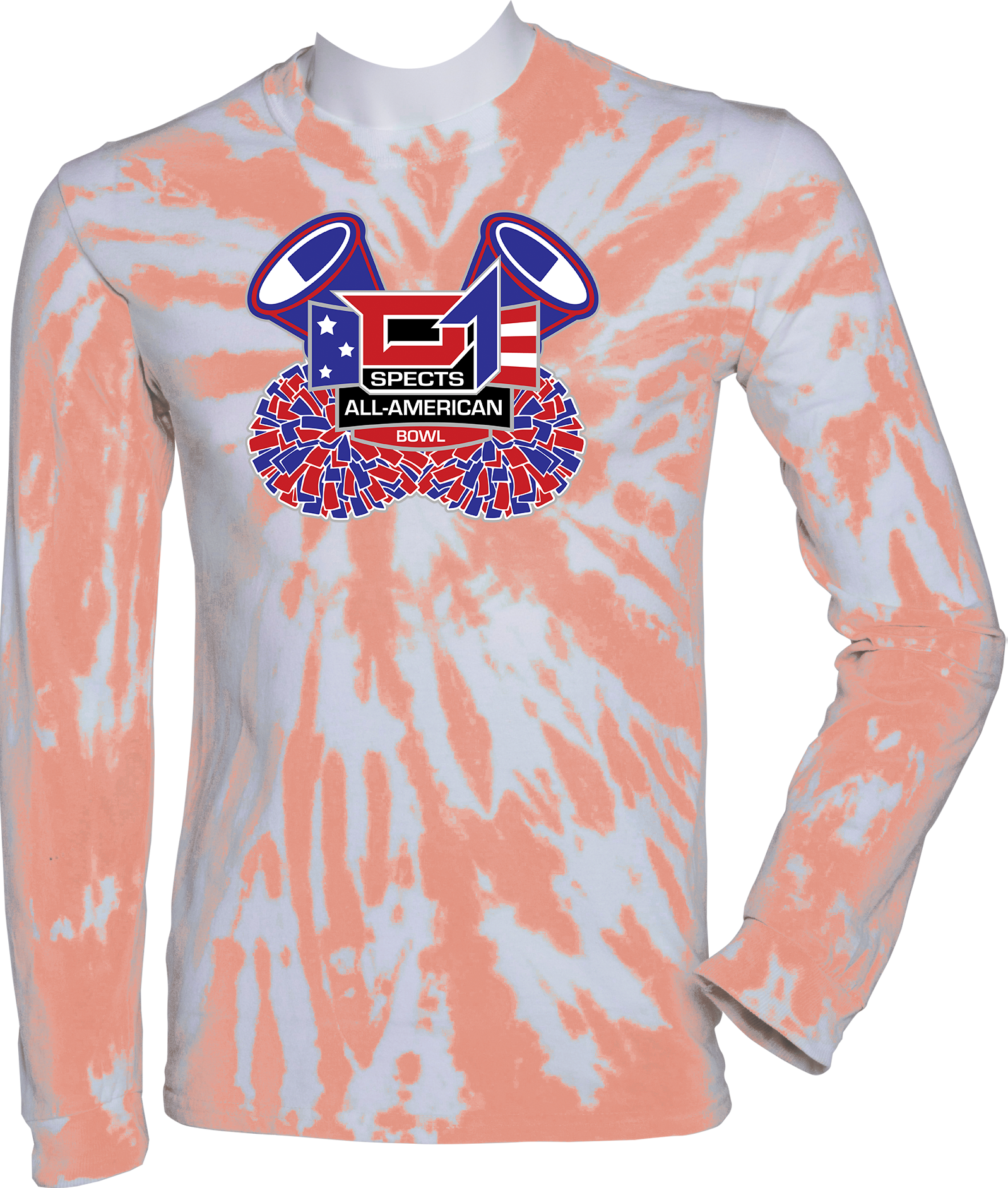 TIE-DYE LONG SLEEVES - 2023 D1 Nation Cheer and Dance