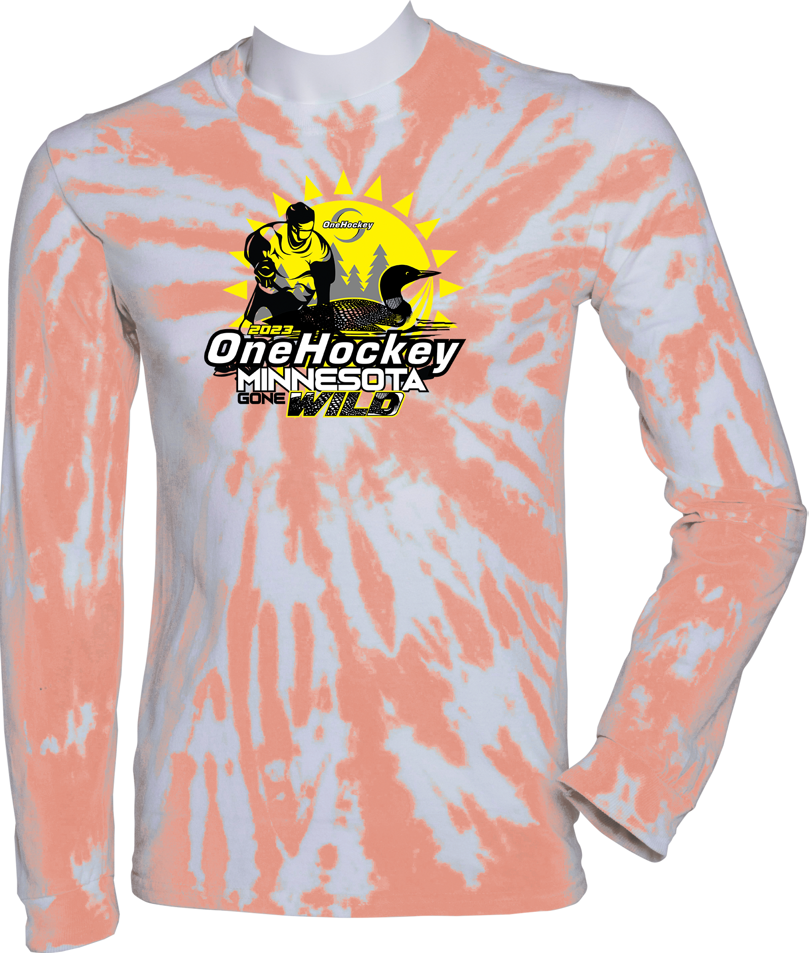 TIE-DYE LONG SLEEVES - 2023 OneHockey Minnesota Gone Wild