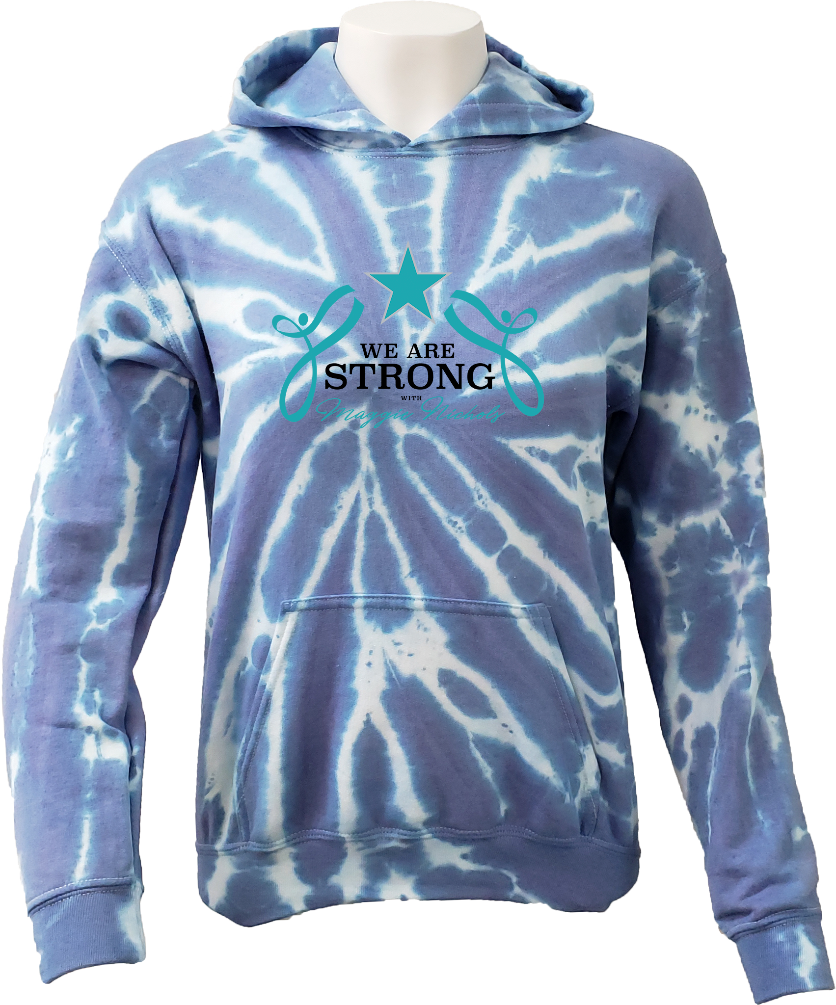 TIE-DYE HOODIES - 2023 We Are Strong with Maggie Nichols