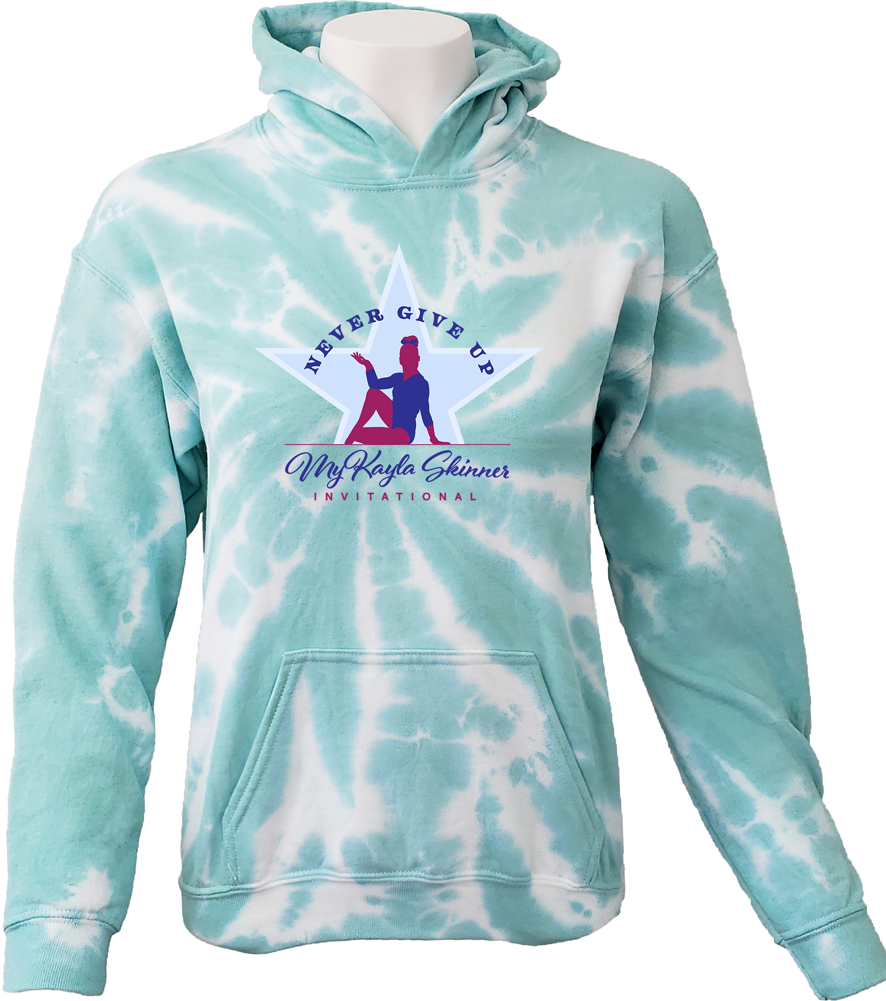 TIE-DYE HOODIES - 2023 Never Give Up with MyKayla Skinner