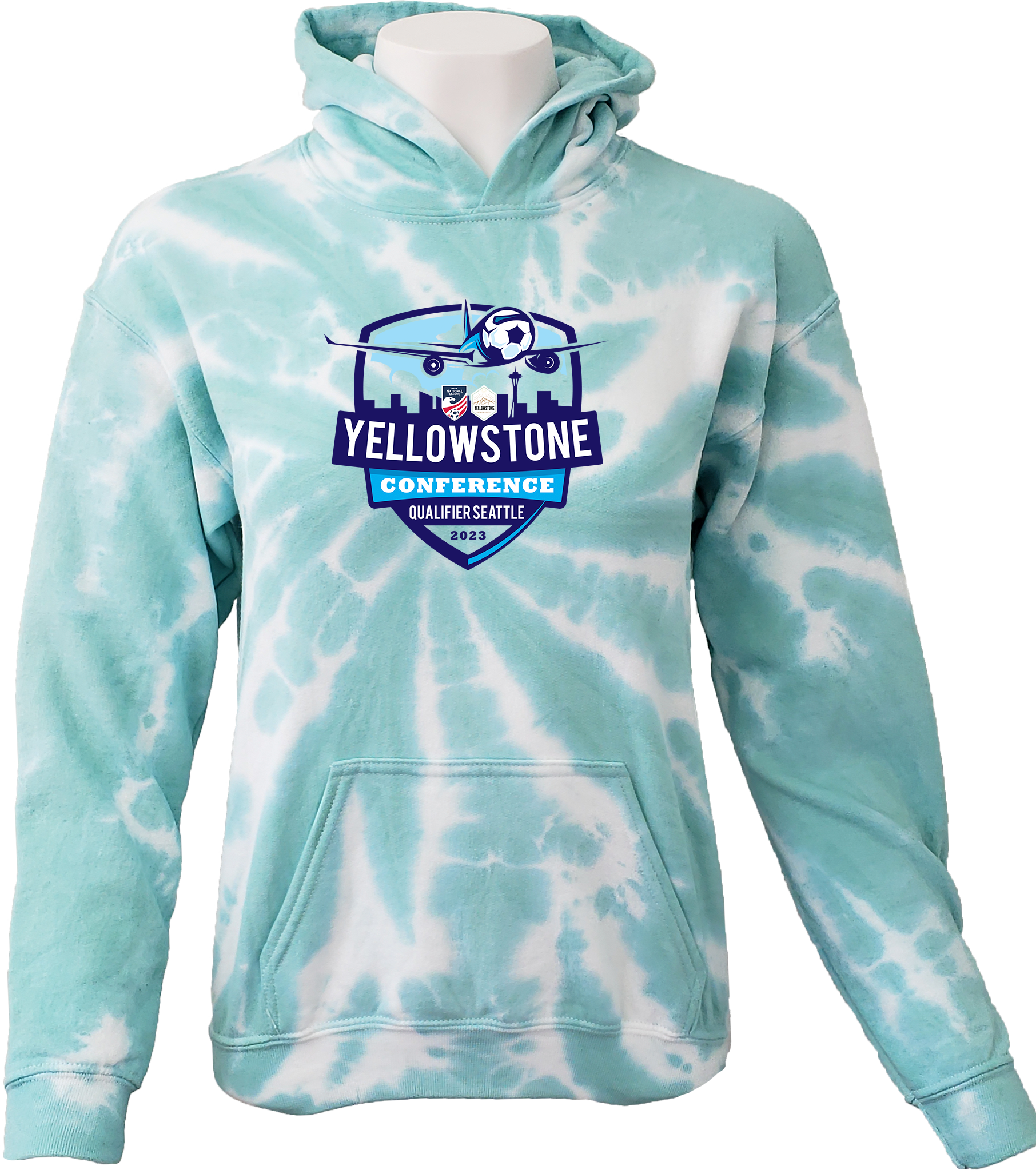 TIE-DYE HOODIES - 2023 Yellowstone Conference Qualifier Seattle