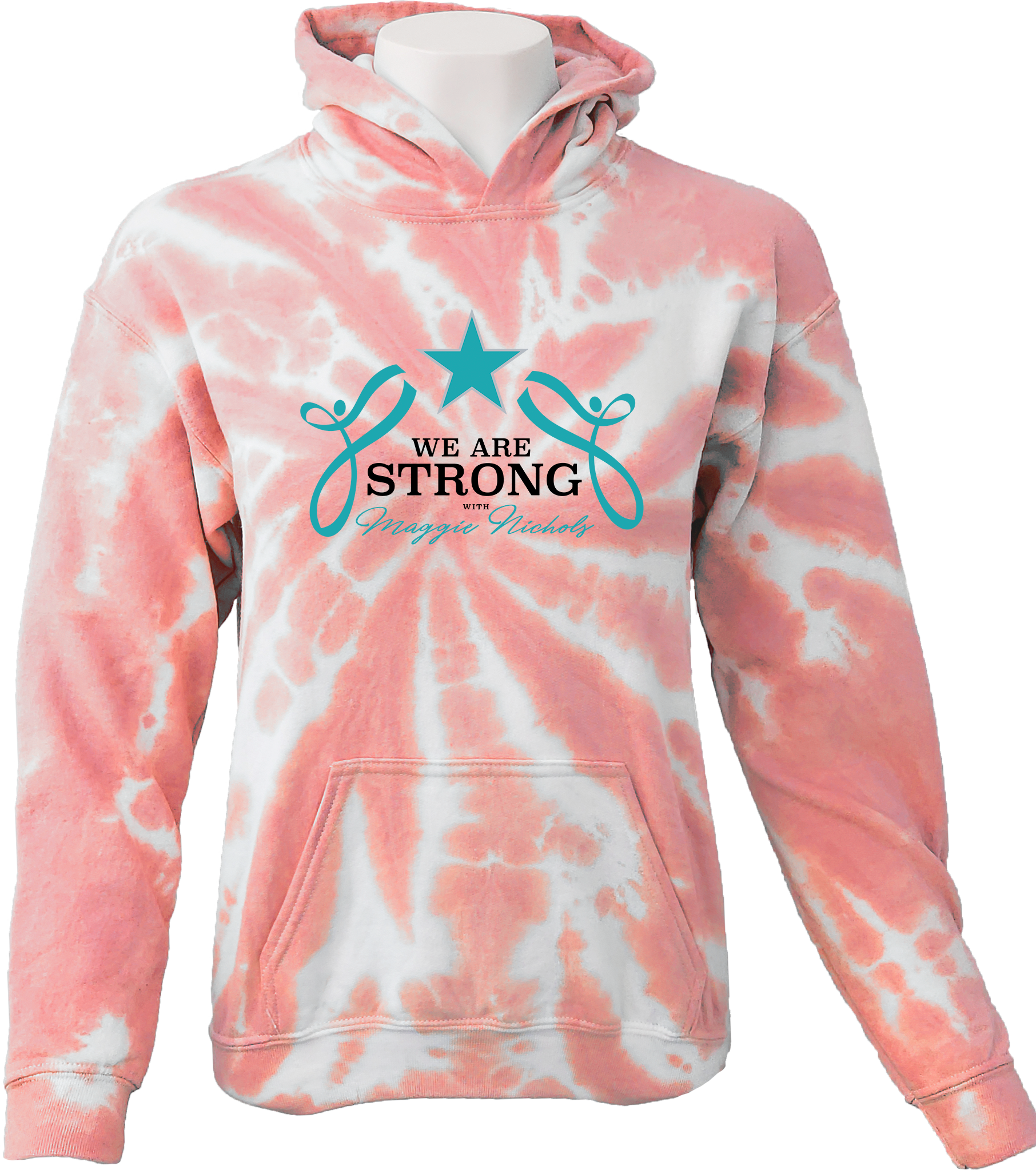 TIE-DYE HOODIES - 2023 We Are Strong with Maggie Nichols