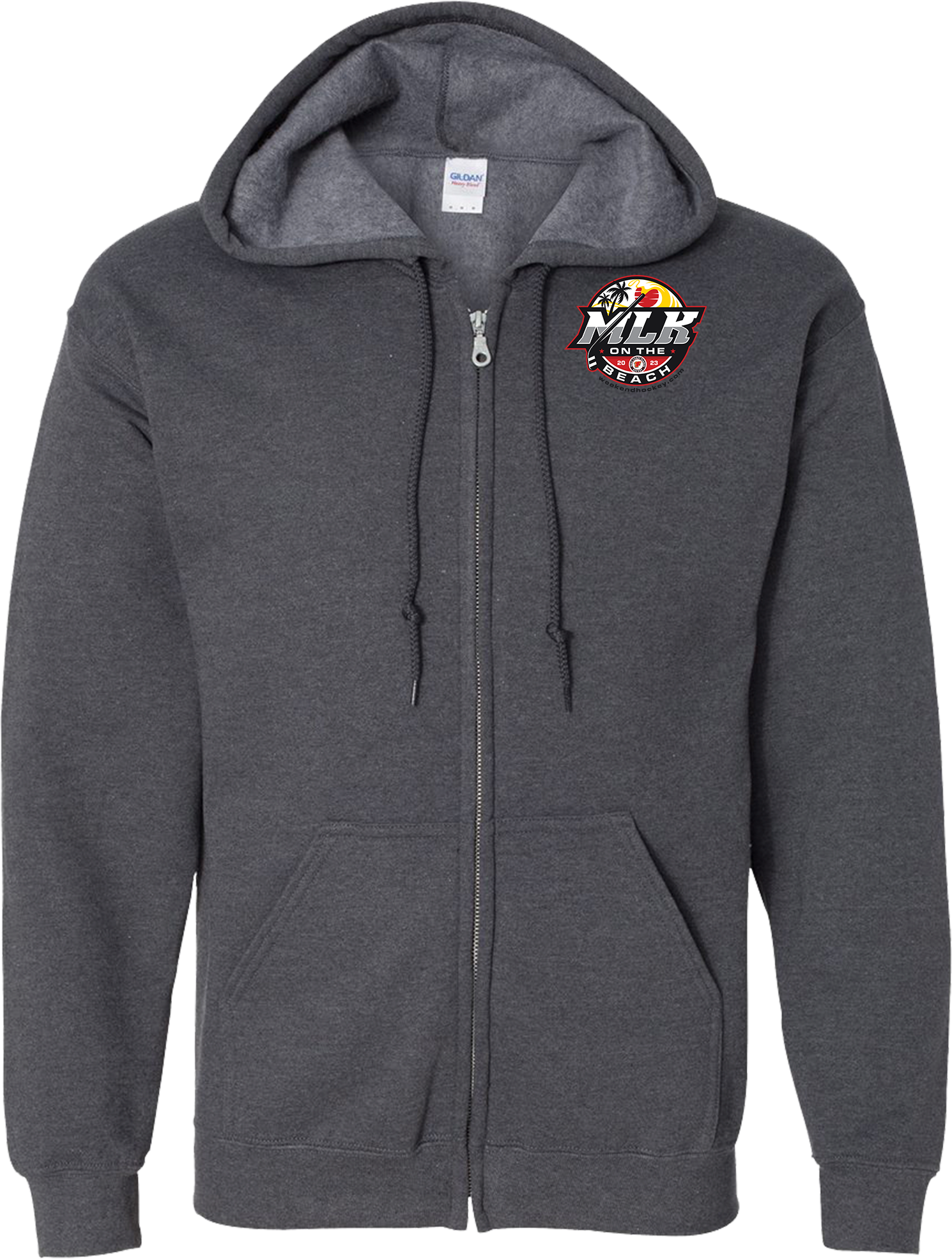 FULL ZIP HOODIES - 2023 MLK On The Beach