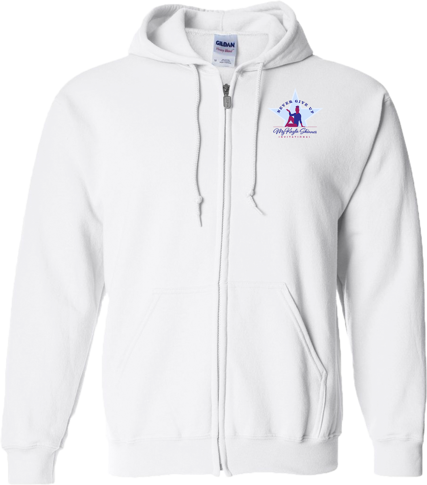 FULL ZIP HOODIES - 2023 Never Give Up with MyKayla Skinner